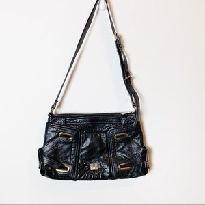 Kooba Leather Crossbody Messenger Bag